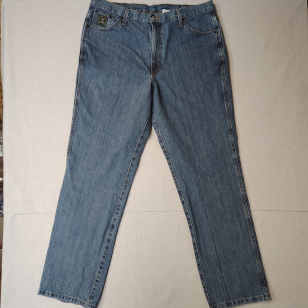 Cinch Green Label Mens Jeans 38x34 Straight Leg Western Cowboy Blue Denim